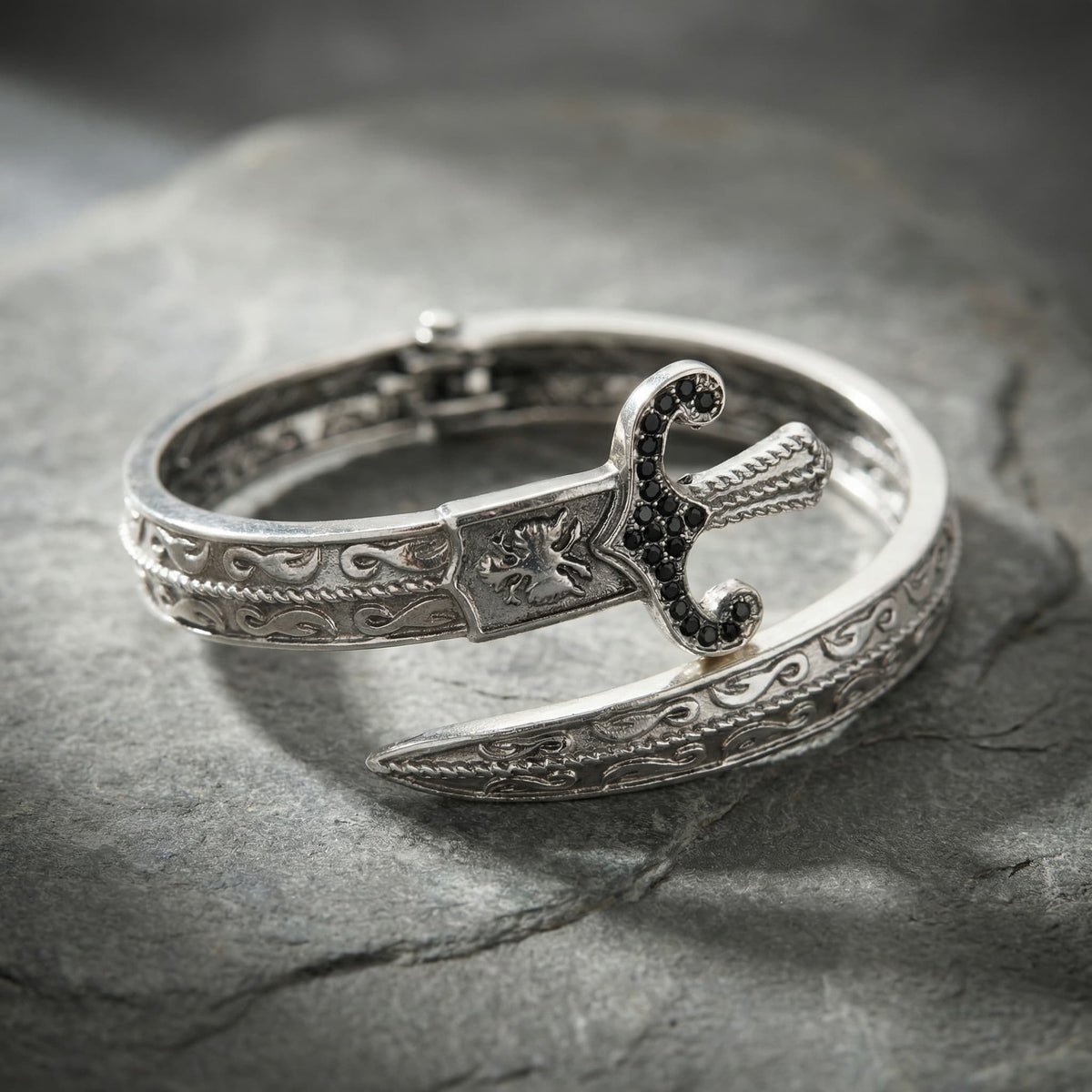 Bracelete Gladiador Prata 925