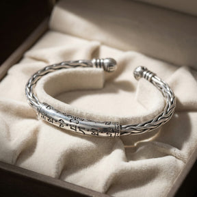 Bracelete Mantra em Prata 925