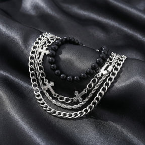 Kit com 4 Pulseiras Belini – Estilo Completo em um Só Combo