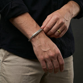 Bracelete Mantra em Prata 925