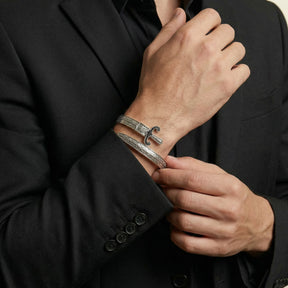 Bracelete Gladiador Prata 925