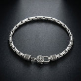 Pulseira Vajra de Prata Esterlina