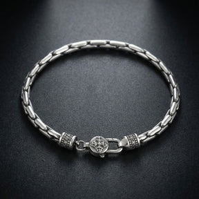 Pulseira Vajra de Prata Esterlina