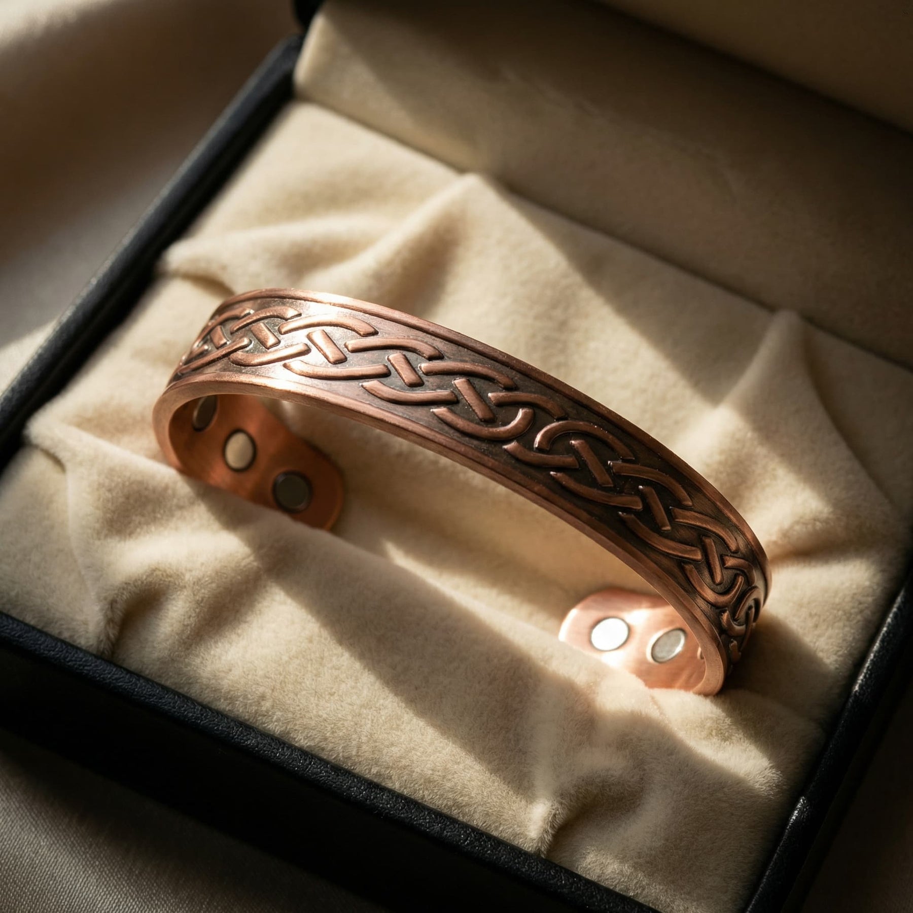 Bracelete Viking de Cobre - Pulseira Anti-Inflamatória