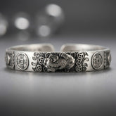 BRACELETE GANESHA DE PRATA 925 PARA ATRAIR BOA SORTE E RIQUEZA