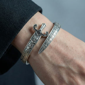 Bracelete Gladiador Prata 925
