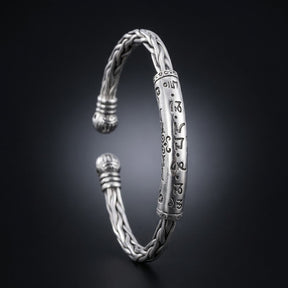 Bracelete Mantra em Prata 925