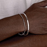 Bracelete de Prata 925 + Pulseira de Prata 925