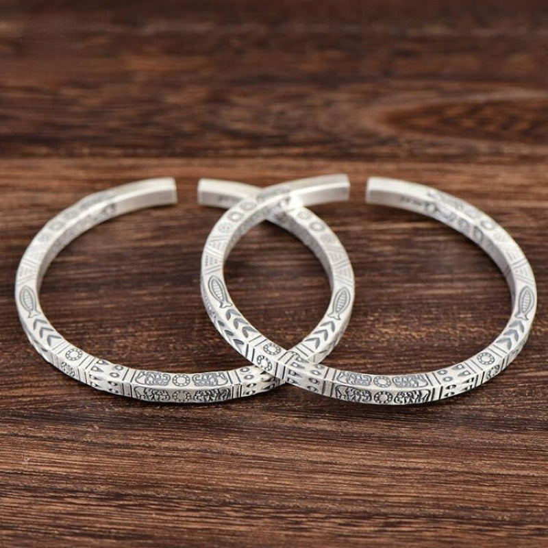 Bracelete Étnico em Prata 925