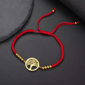 Bracelete Árvore da Vida - Unissex de Aço Inoxidável