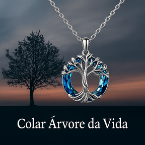 Colar de Cristal Árvore da Vida