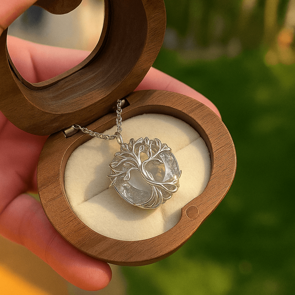 Colar de Cristal Árvore da Vida