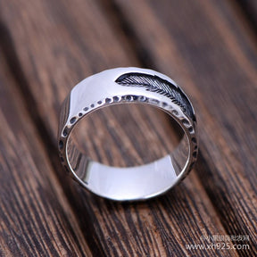 Anel de Pena - Prata 925