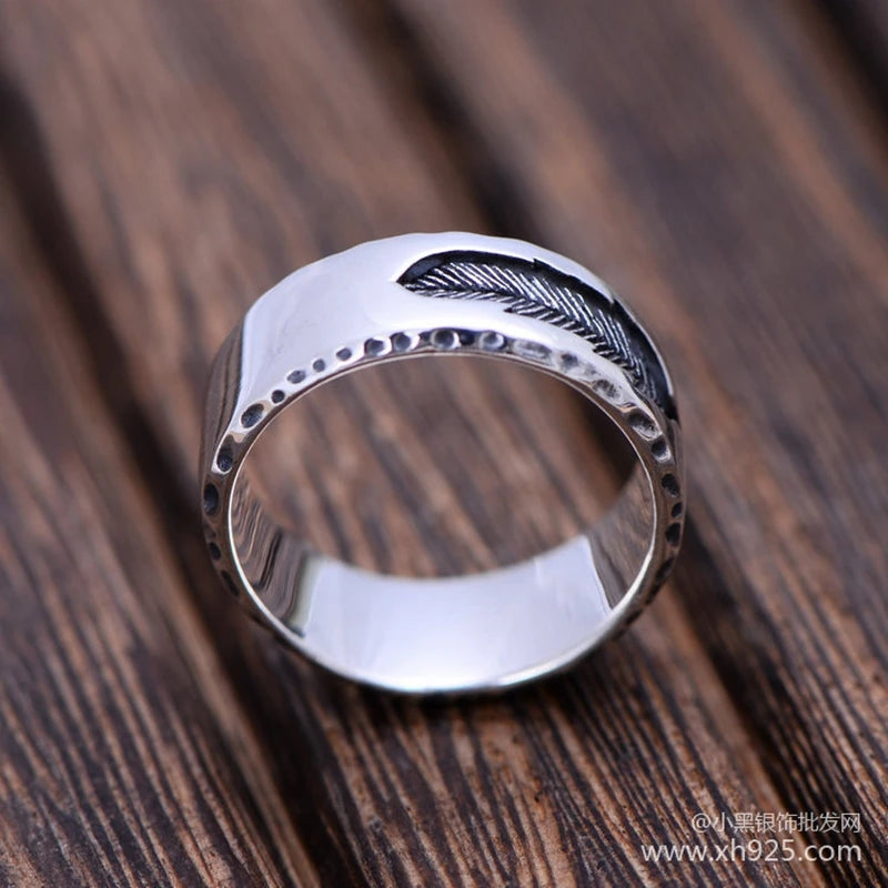 Anel de Pena - Prata 925