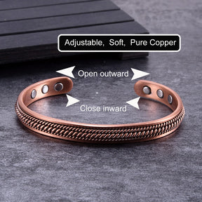 Bracelete Troiano de Cobre - Pulseira Anti-Inflamatória