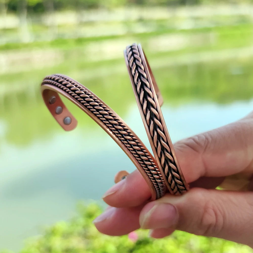 Bracelete Troiano de Cobre - Pulseira Anti-Inflamatória