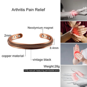 Bracelete Troiano de Cobre - Pulseira Anti-Inflamatória