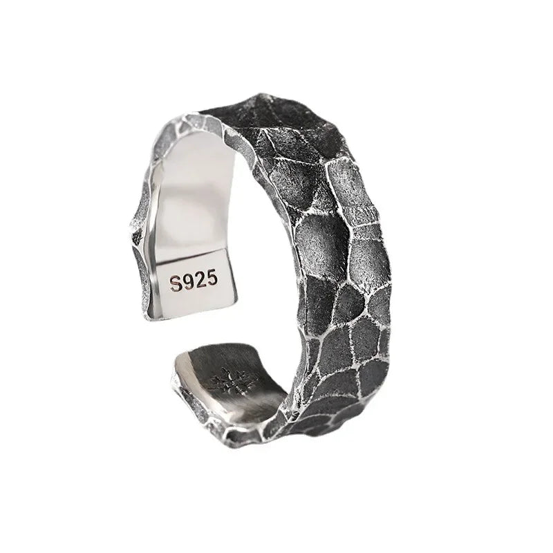 Anel Ajustável de Prata Esterlina 925