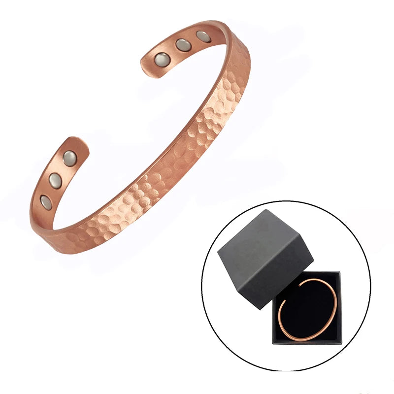 Bracelete de Cobre - Pulseira Anti-Inflamatória