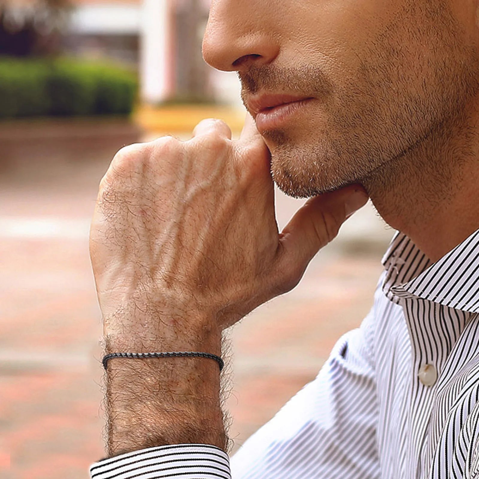 Pulseira Slim de Prata Brilhante 925