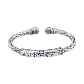 Bracelete Mantra em Prata 925