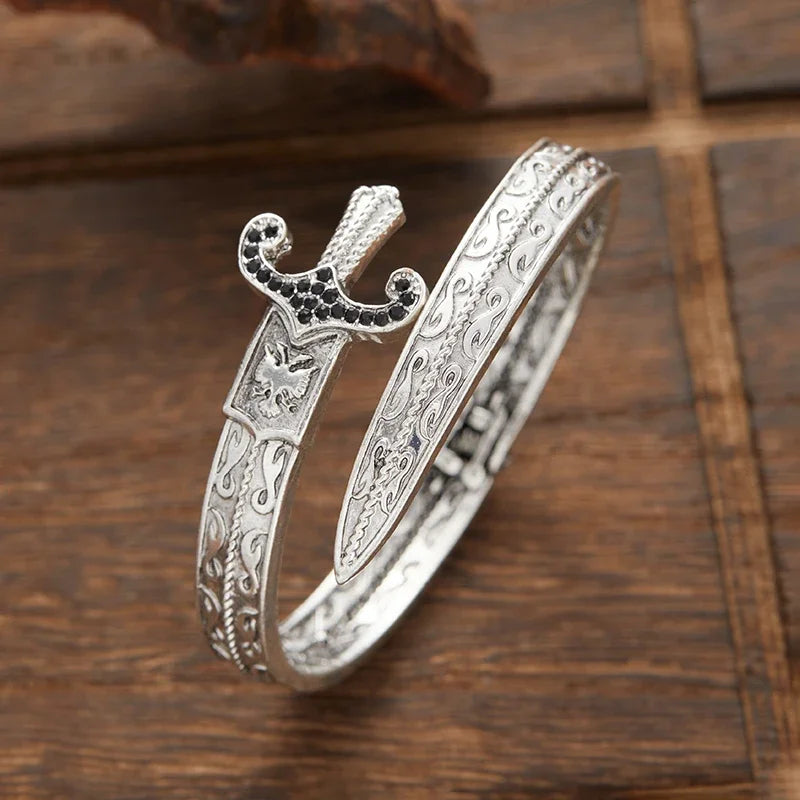 Bracelete Gladiador Prata 925