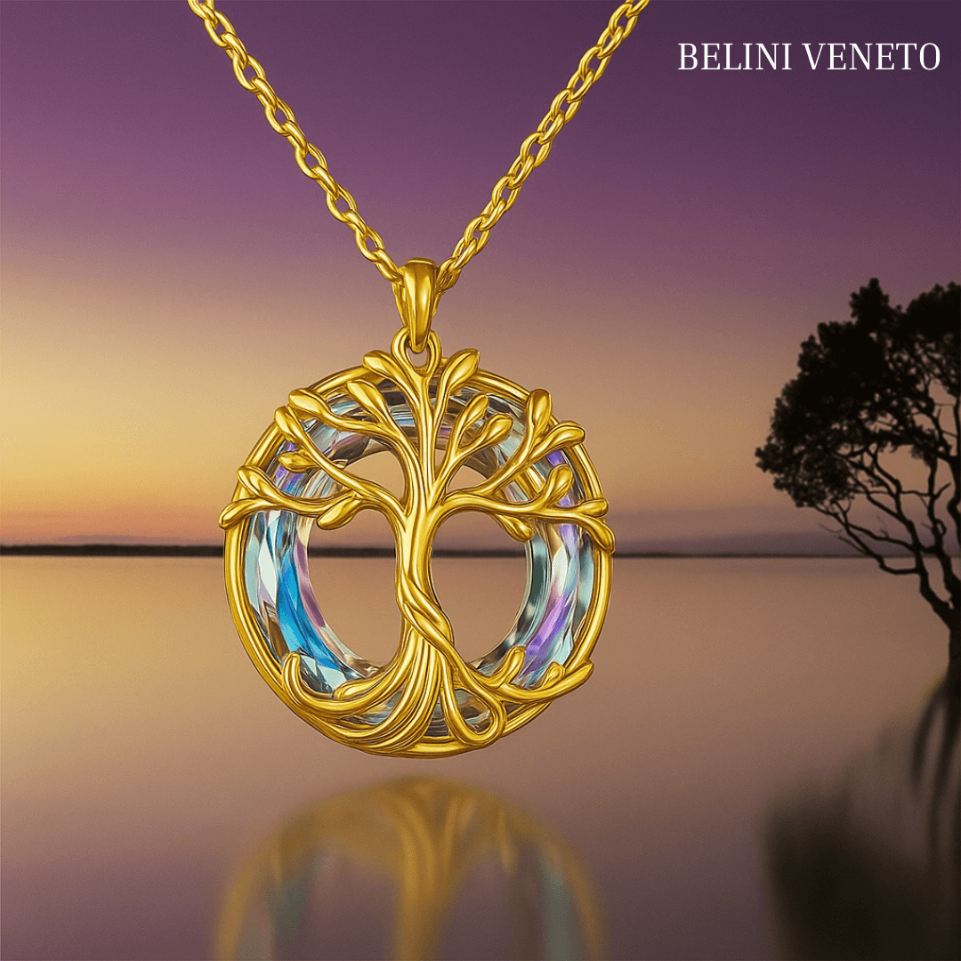 Colar de Cristal Árvore da Vida