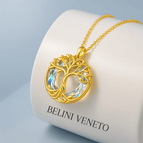 Colar de Cristal Árvore da Vida